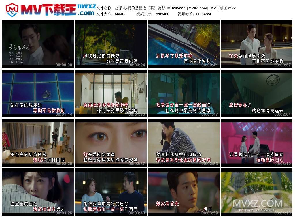 赵采儿-爱的悬崖边_国语_流行_MD205227